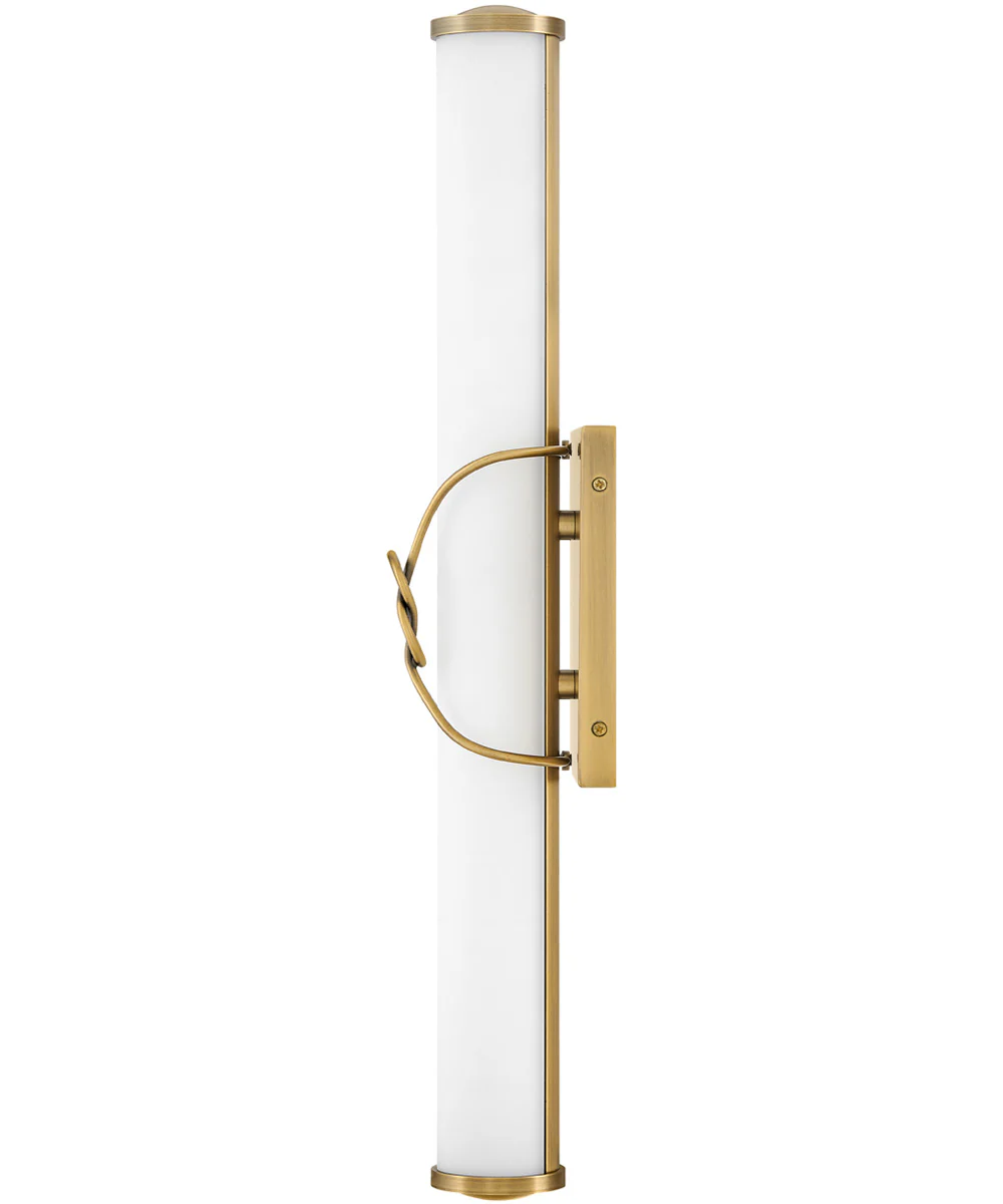 Kitts LED-Light Medium LED Vanity in Lacquered Brass - Image 5