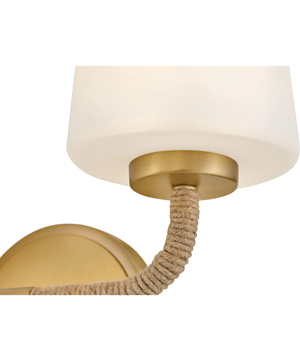Kline 2-Light Small Two Light Vanity in Lacquered Brass - Image 6