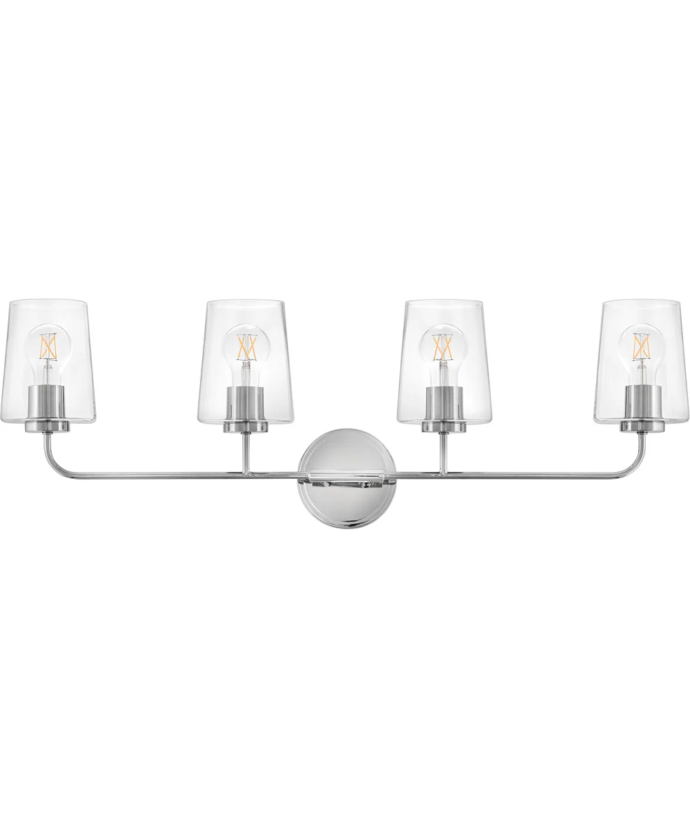 Kline 4-Light Large Four Light Vanity in Chrome - Image 2