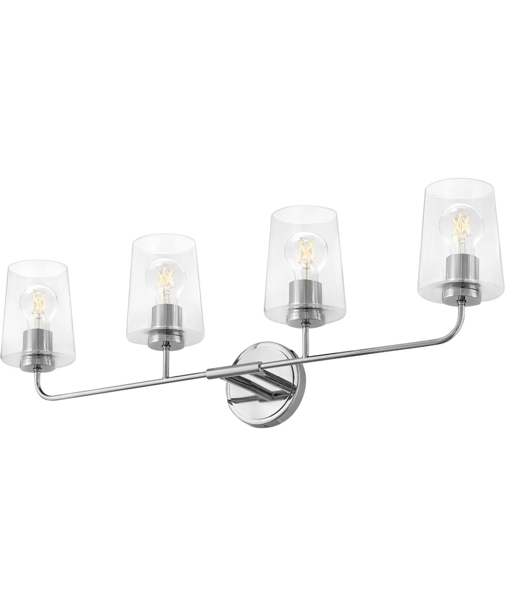 Kline 4-Light Large Four Light Vanity in Chrome - Image 4