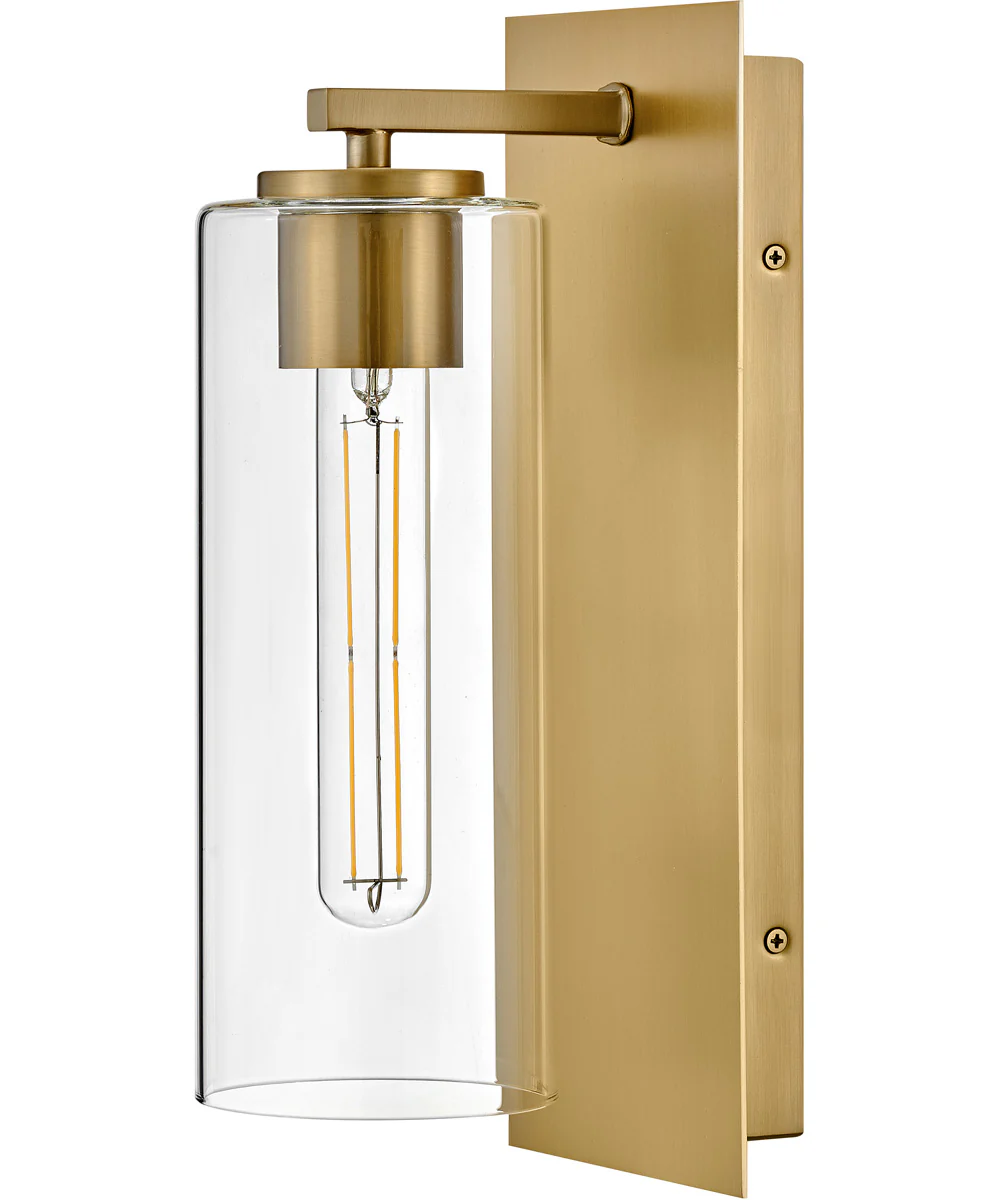 Lane 1-Light Medium Single Light Sconce in Lacquered Brass - Image 3