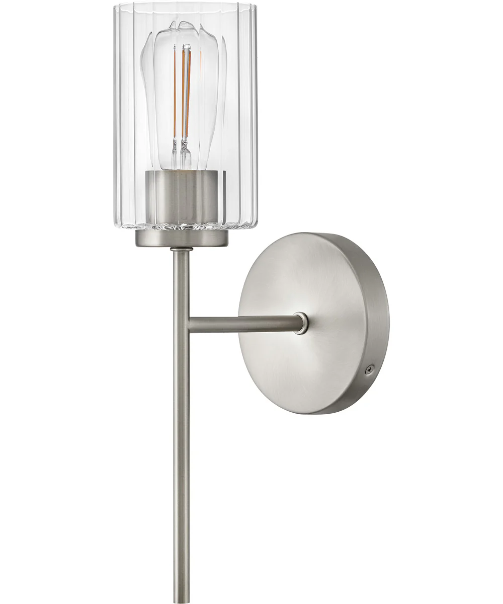 Leta 1-Light Medium Single Light Sconce in Brushed Nickel - Image 2