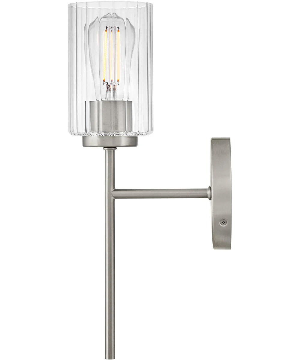 Leta 1-Light Medium Single Light Sconce in Brushed Nickel - Image 4