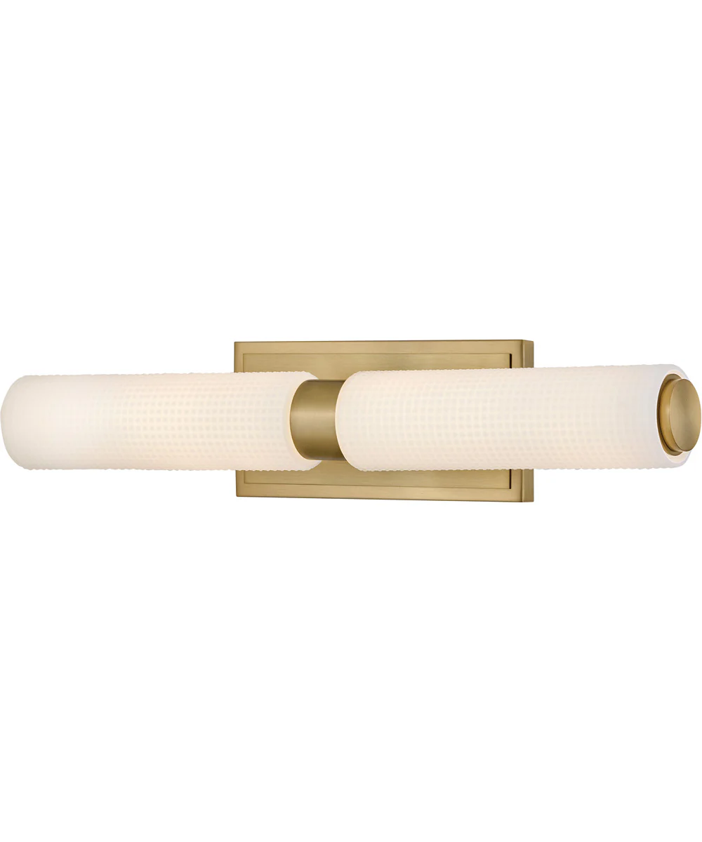 Lottie LED-Light Medium LED Vanity in Lacquered Brass - Image 4
