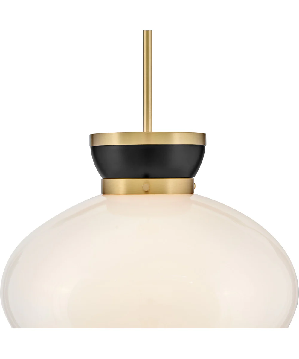 Lucy 1-Light Medium Pendant in Black - Image 4