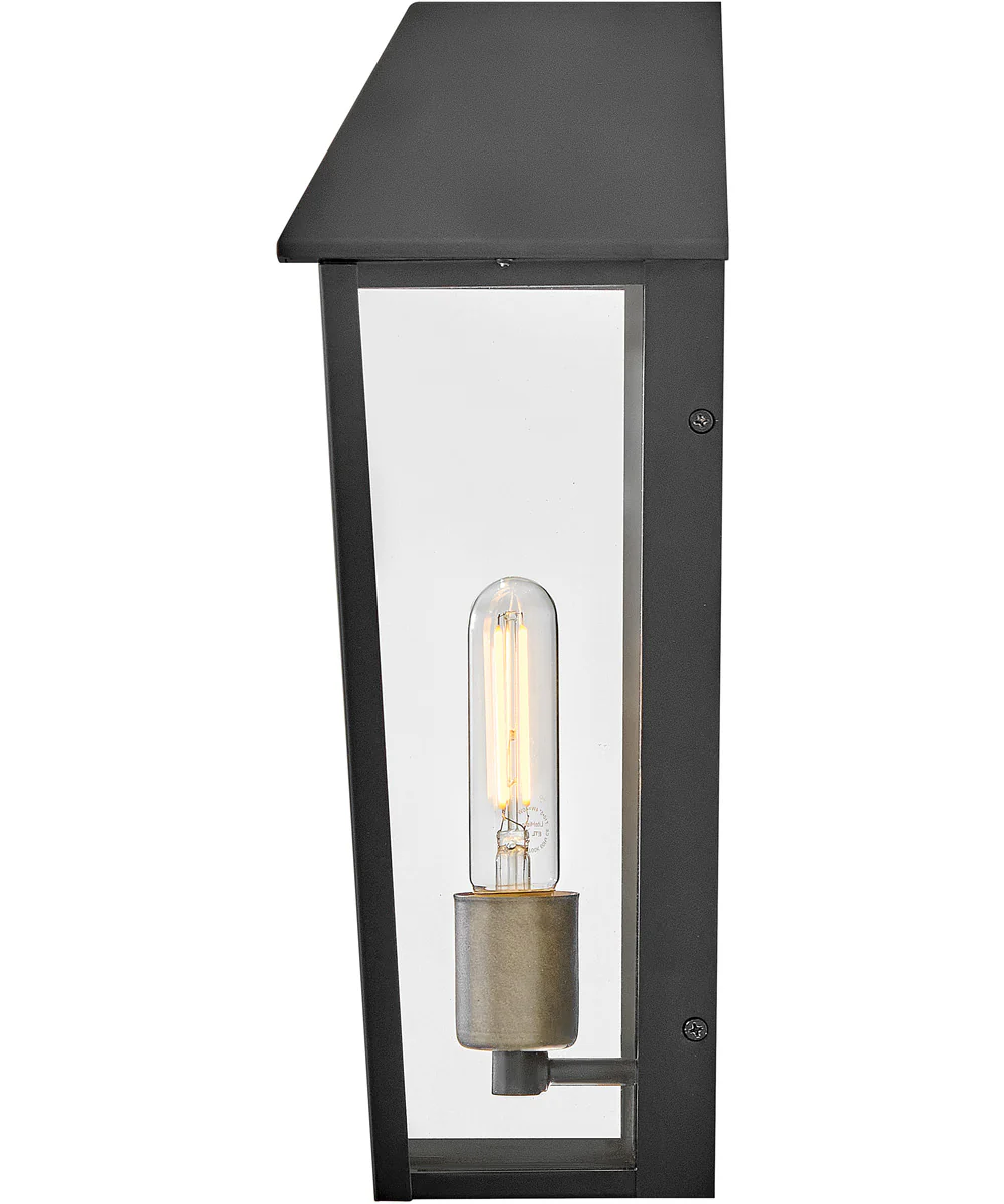 Maclin 1-Light Medium Wall Mount Lantern in Black - Image 5