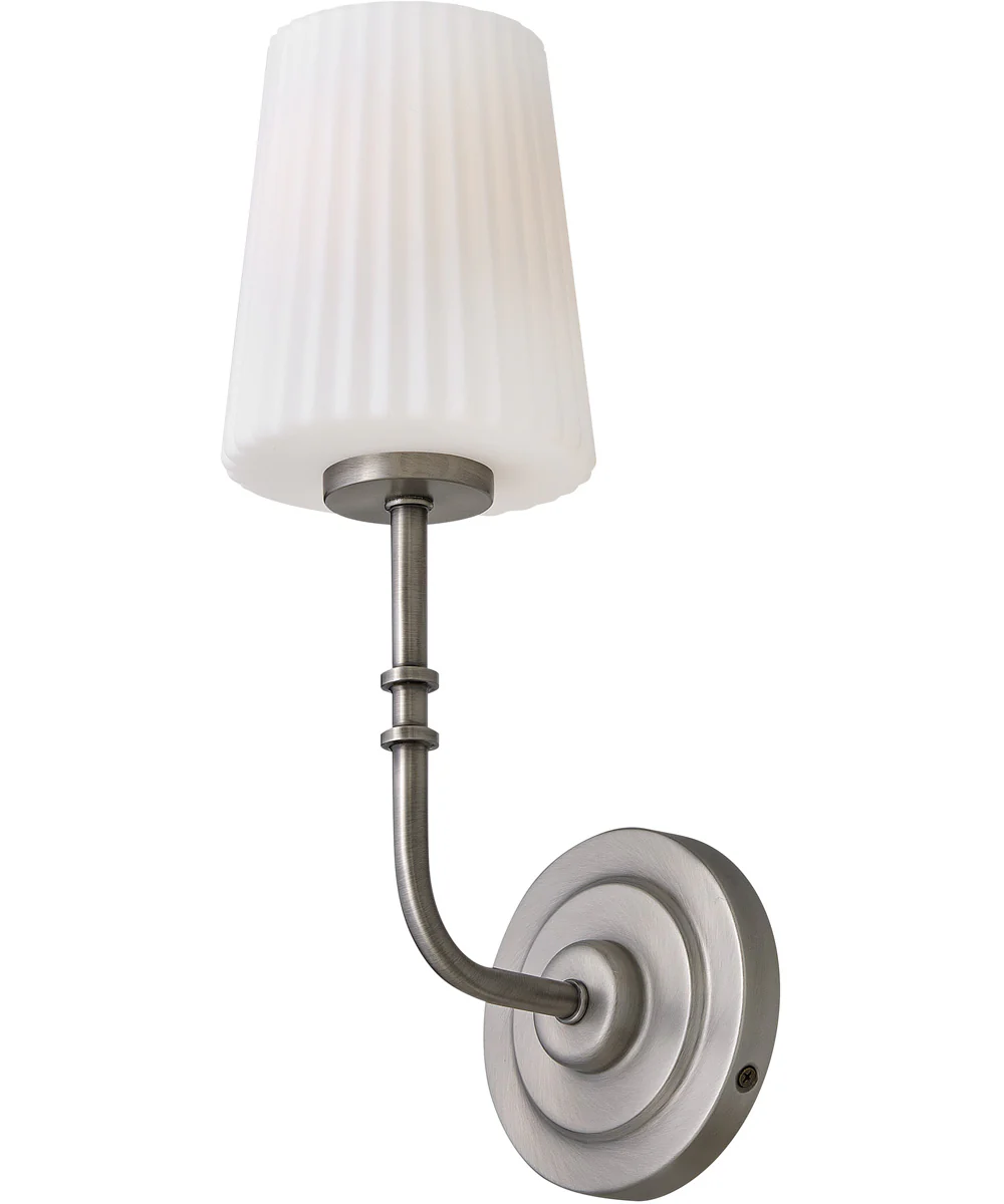 McKenna 1-Light Medium Single Light Sconce in Antique Nickel - Image 4