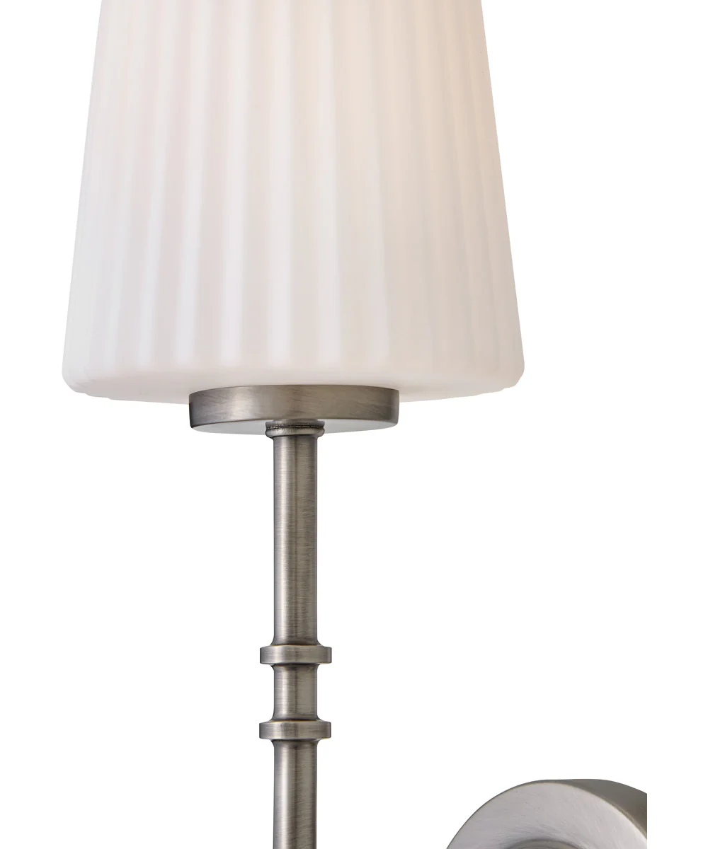 McKenna 1-Light Medium Single Light Sconce in Antique Nickel - Image 6