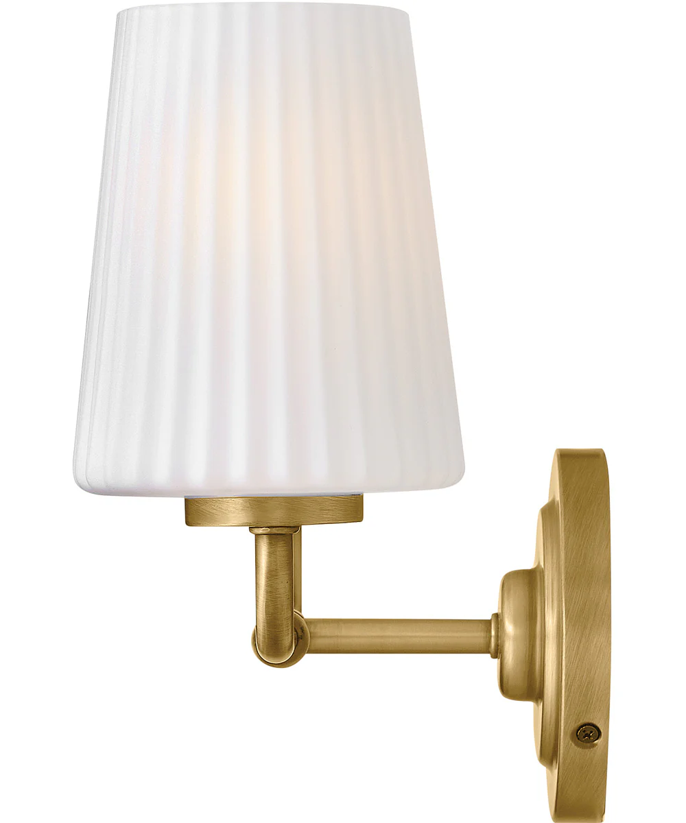 McKenna 2-Light Small Two Light Vanity in Lacquered Brass - Image 5