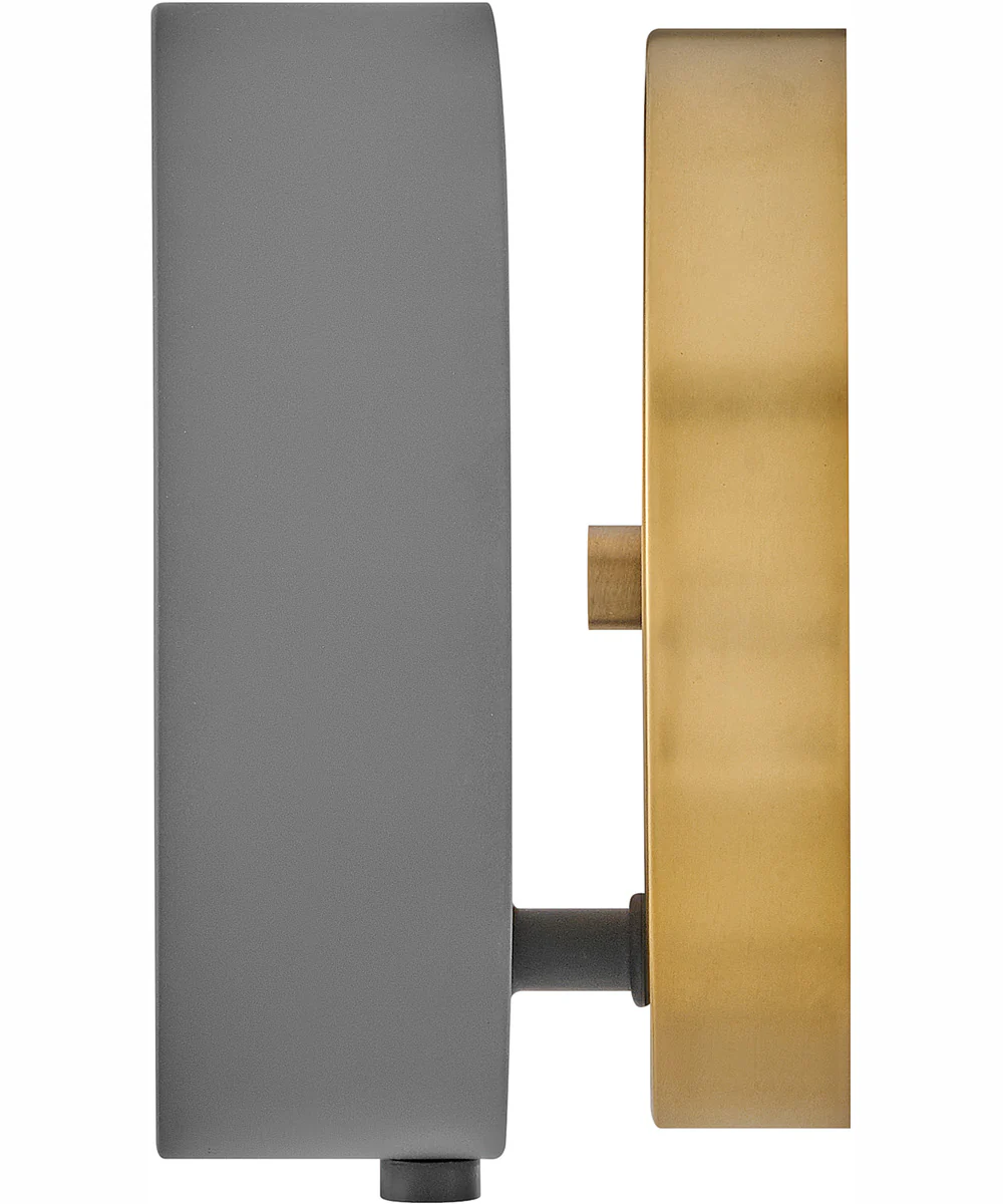 Mercer 1-Light Single Light Sconce in Dark Matte Grey - Image 3
