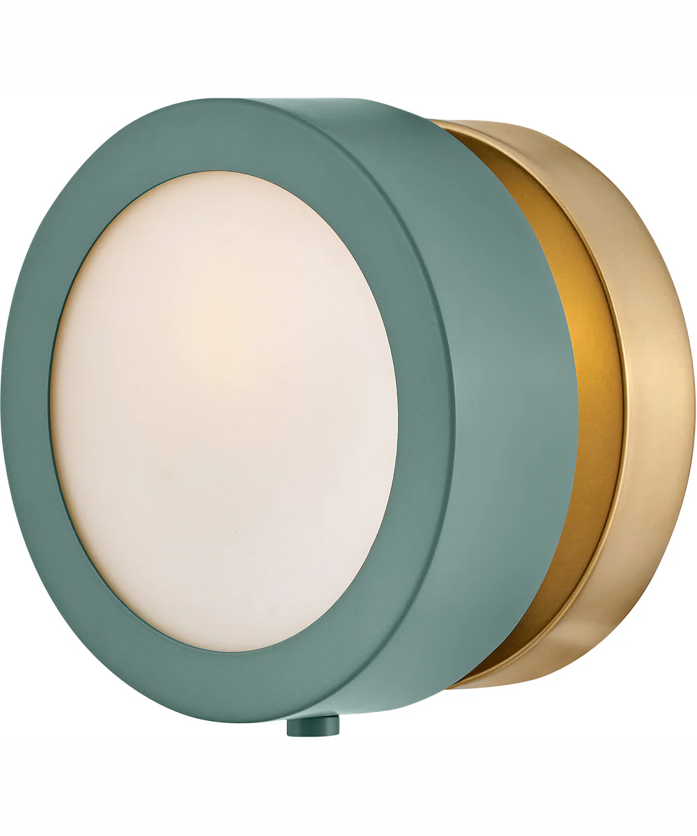 Mercer 1-Light Single Light Sconce in Sage Green