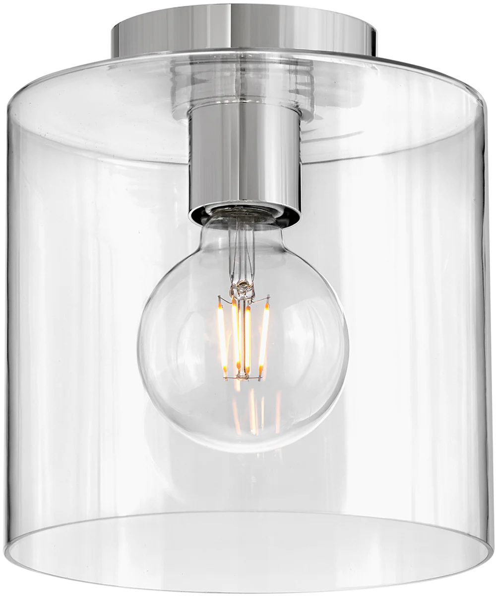Pippa 1-Light Extra Small Flush Mount in Polished Nickel