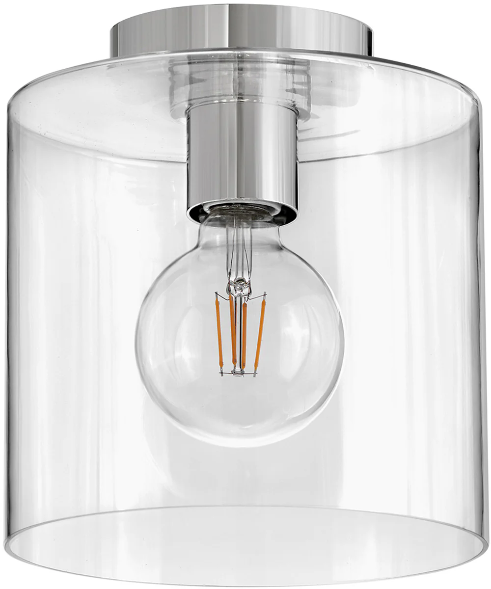 Pippa 1-Light Extra Small Flush Mount in Polished Nickel - Image 2