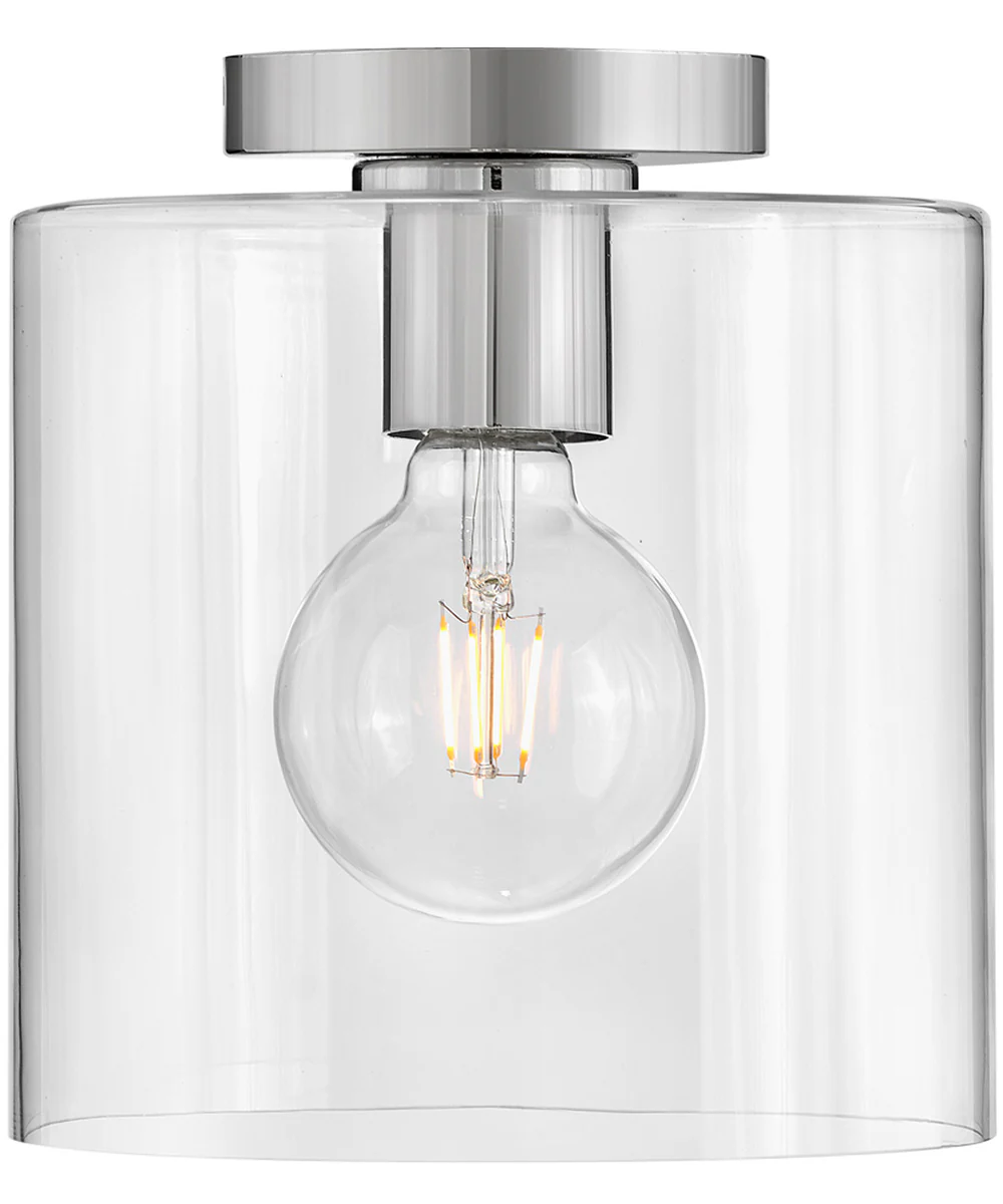 Pippa 1-Light Extra Small Flush Mount in Polished Nickel - Image 4