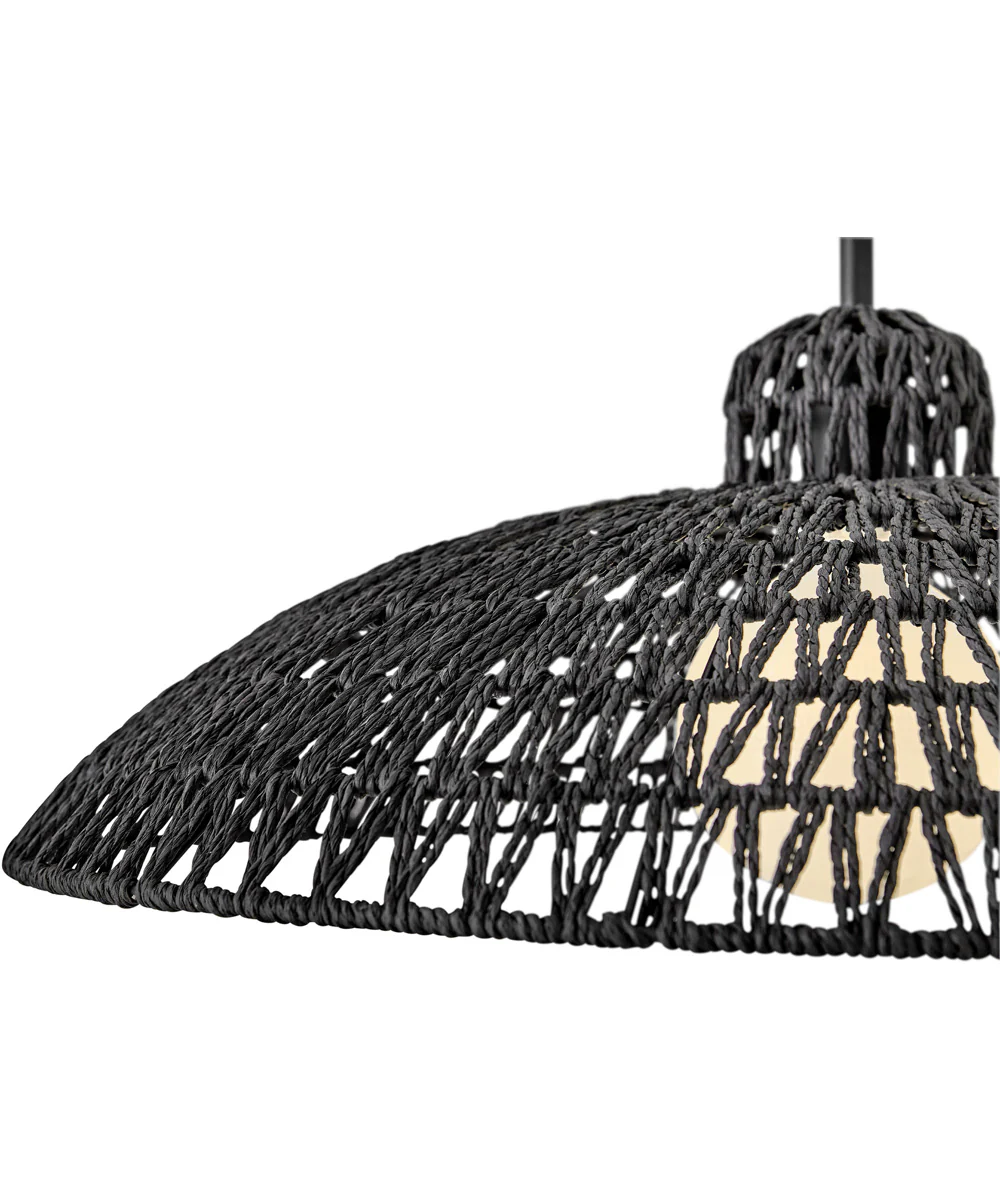 Pismo 1-Light Large Pendant in Black - Image 6