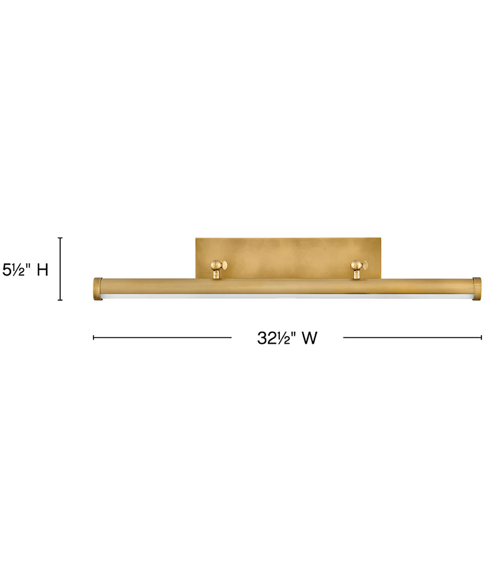 Regis LED-Light Large Adjustable LED Accent Light in Heritage Brass - Image 2
