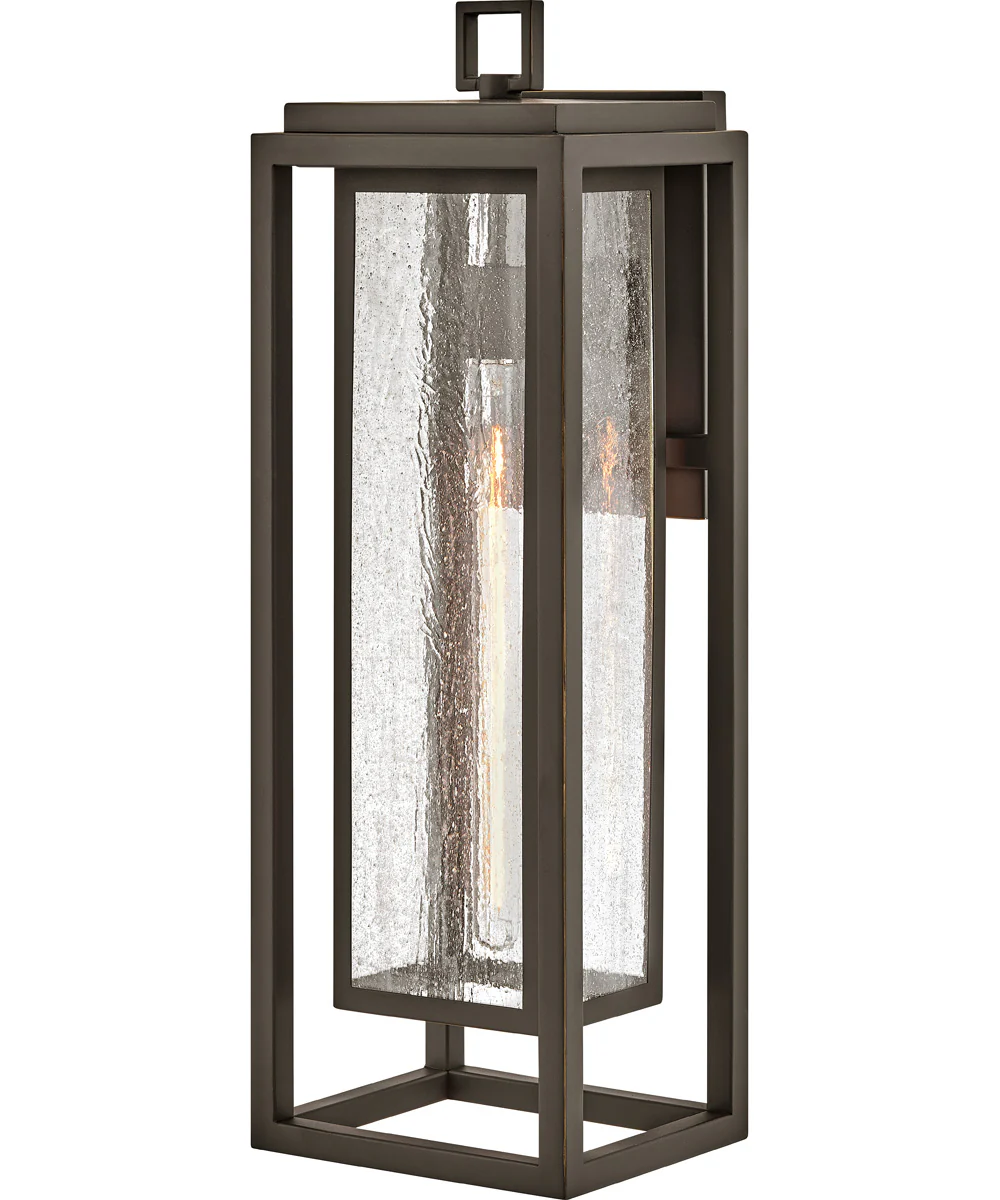 Republic Coastal Elements 1-Light Large Wall Mount Lantern in Oil Rubbed Bronze