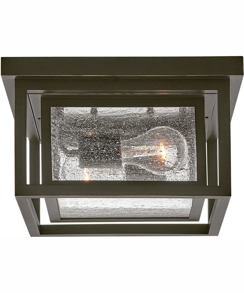 Republic Coastal Elements  2-Light Medium Flush Mount in Oil Rubbed Bronze - Image 3