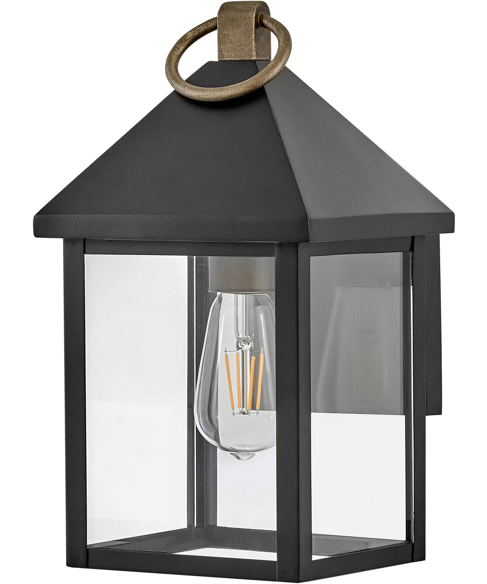 Rhett 1-Light Small Wall Mount in Black - Image 3