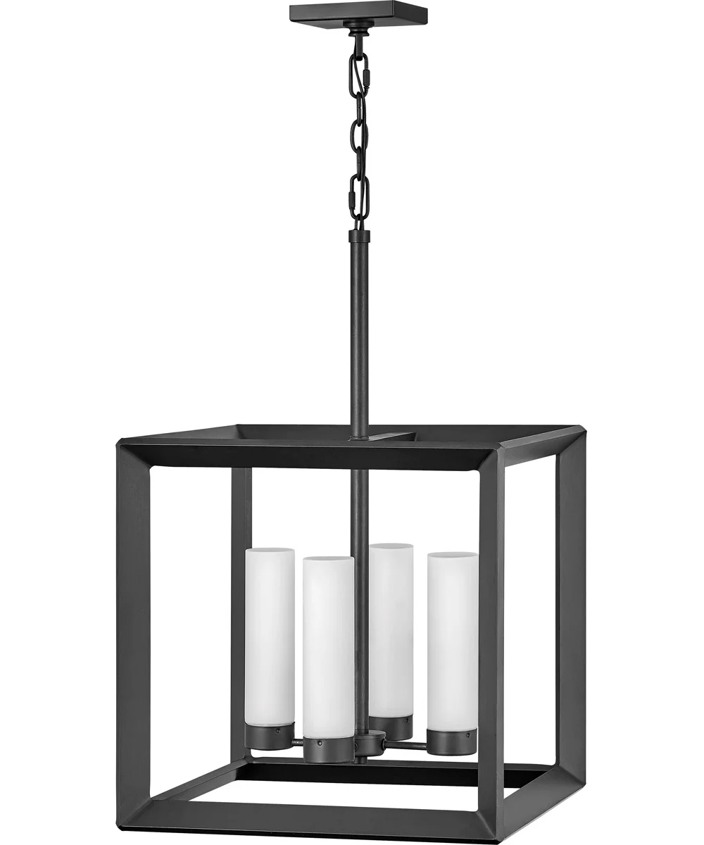 Rhodes 4-Light Medium Outdoor Single Tier in Brushed Graphite
