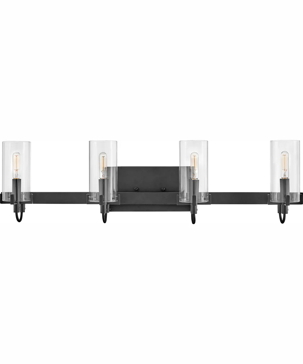 Ryden 4-Light Four Light Vanity in Black - Image 2