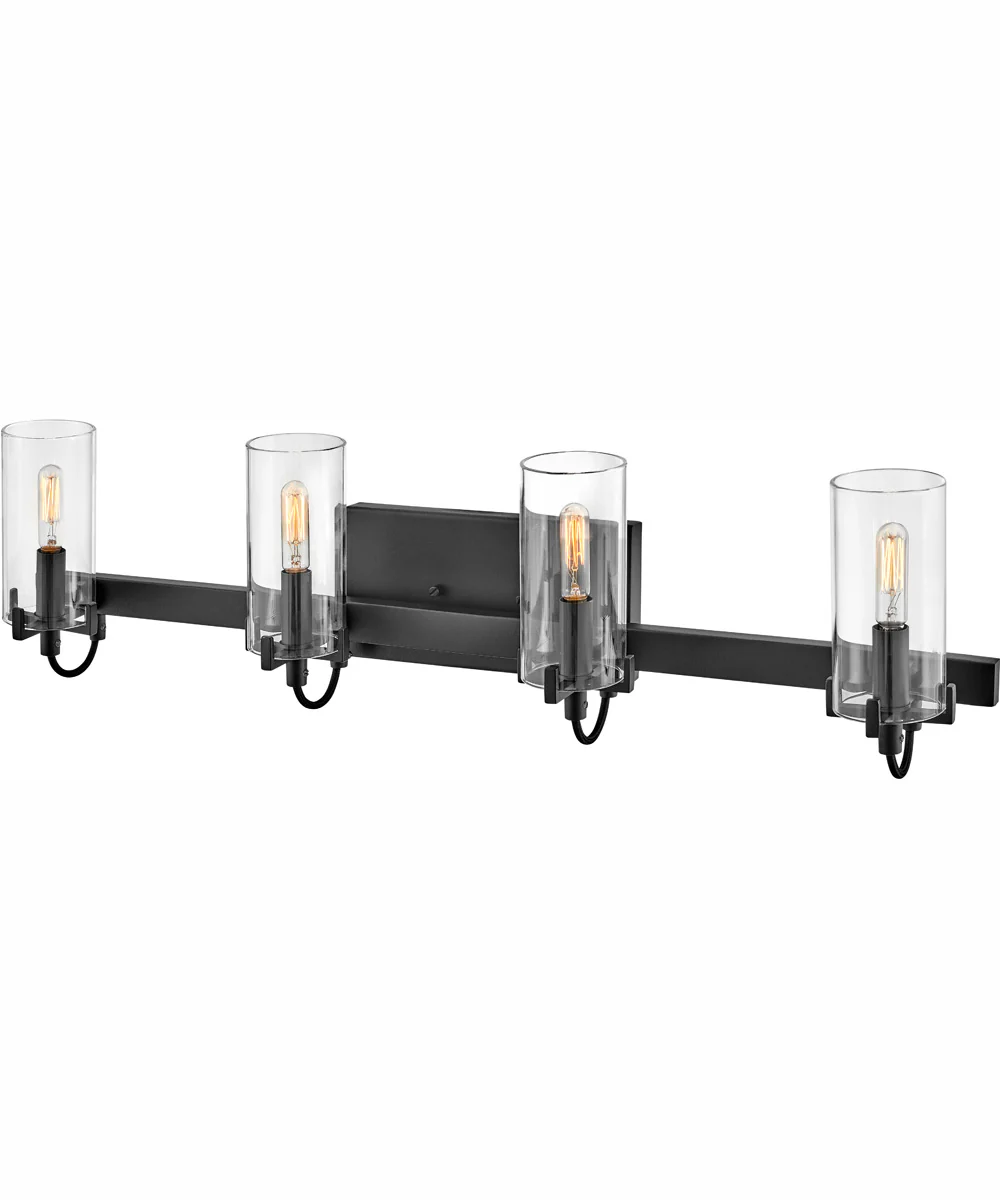 Ryden 4-Light Four Light Vanity in Black - Image 4