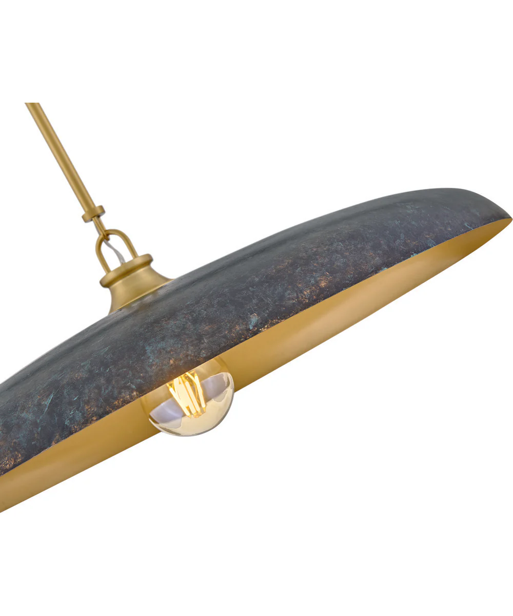 Sadie 1-Light Medium Dome Pendant in Lacquered Brass - Image 5