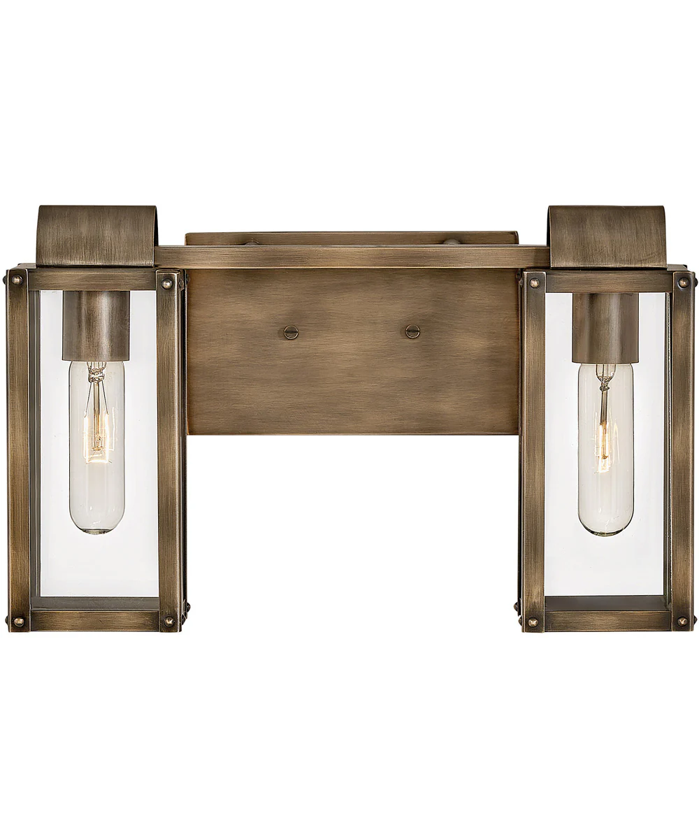 Sag Harbor 2-Light Two Light Vanity in Burnished Bronze