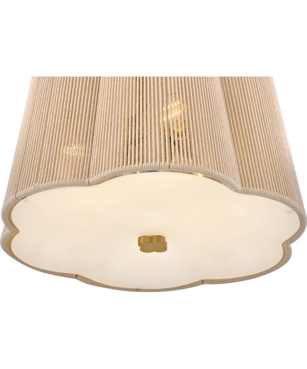 Sasha 3-Light Medium Pendant in Lacquered Brass - Image 7