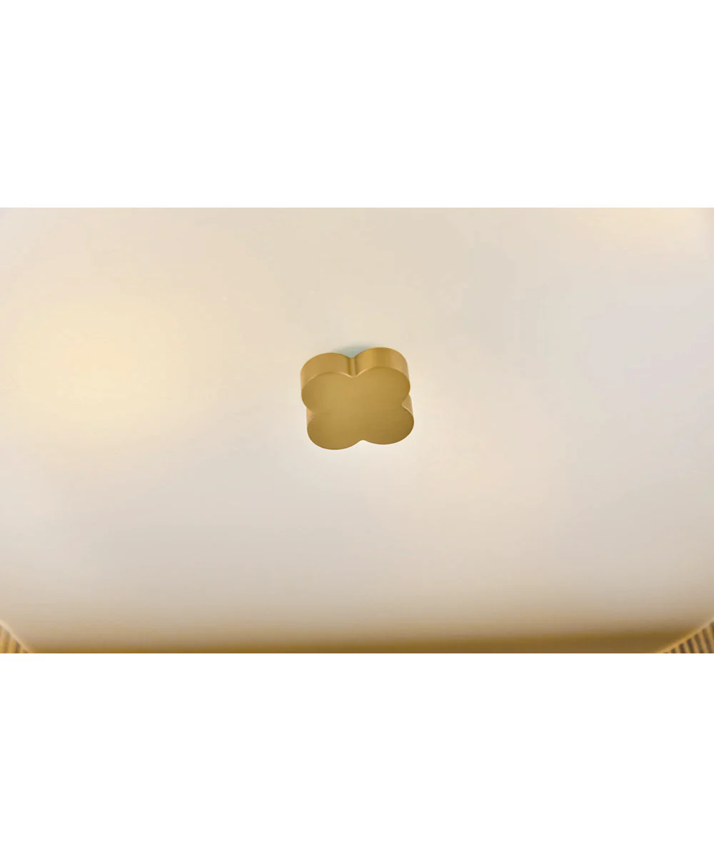 Sasha 4-Light Medium Semi-Flush Mount in Lacquered Brass - Image 5