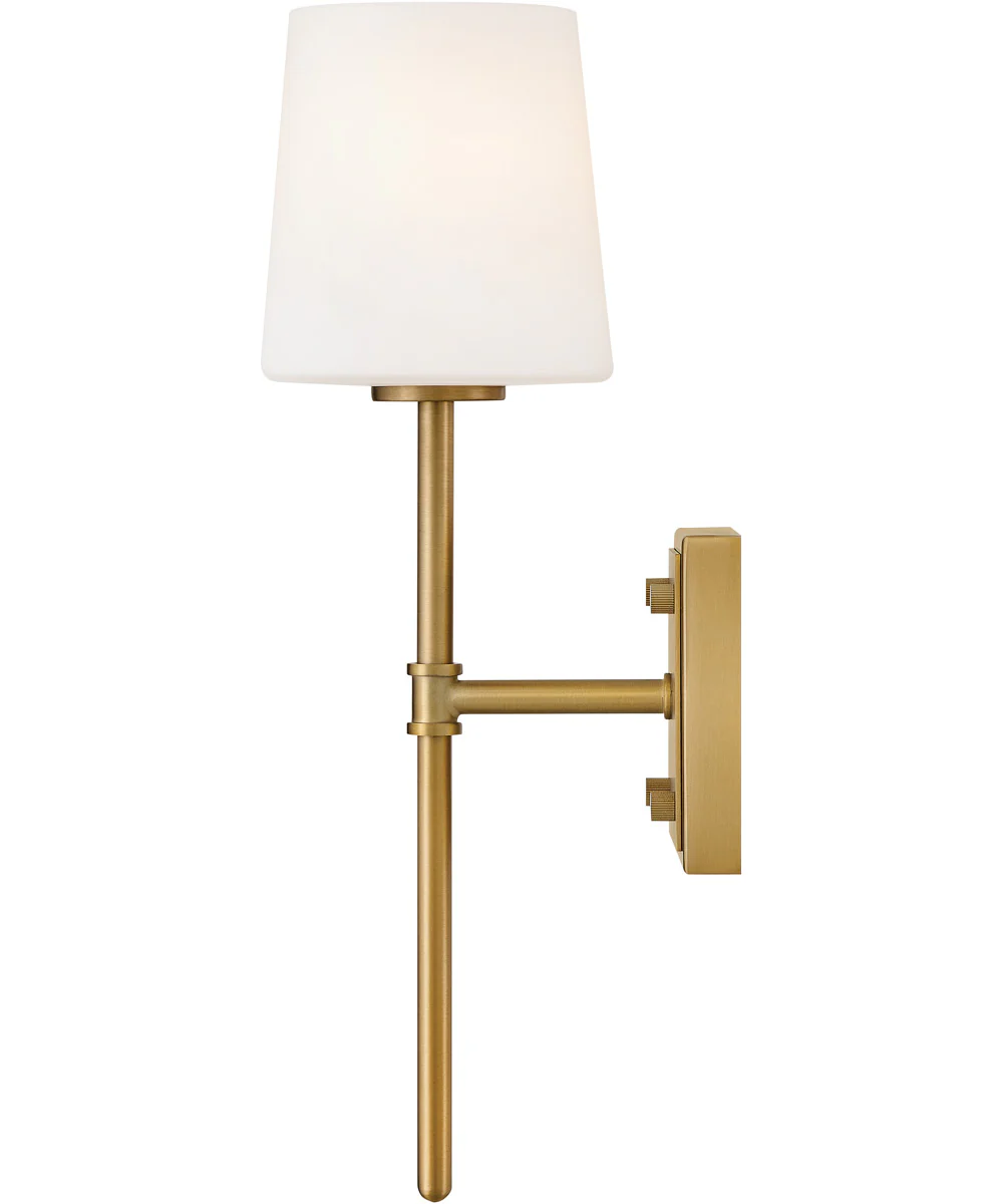 Saunders 1-Light Medium Sconce in Lacquered Brass - Image 5