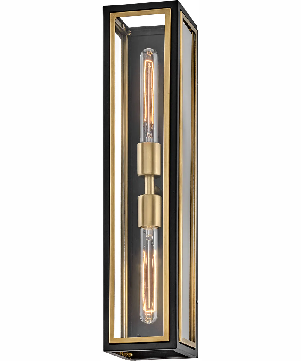 Shaw 2-Light Two Light Sconce in Black - Image 3