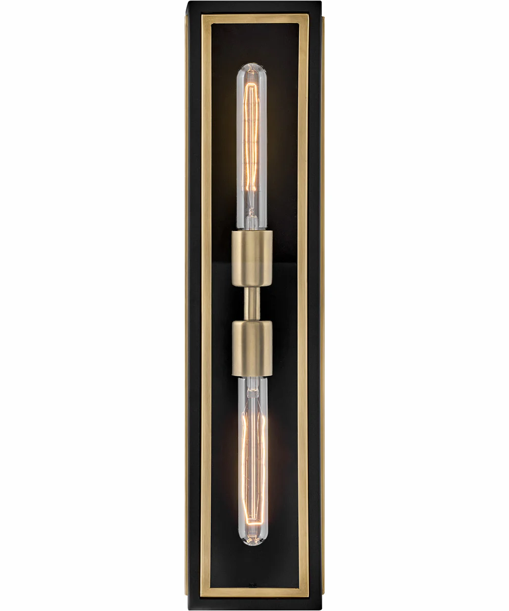 Shaw 2-Light Two Light Sconce in Black - Image 5