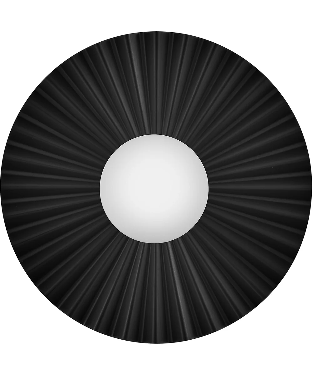 Stevie 1-Light Medium Flush Mount in Black - Image 2