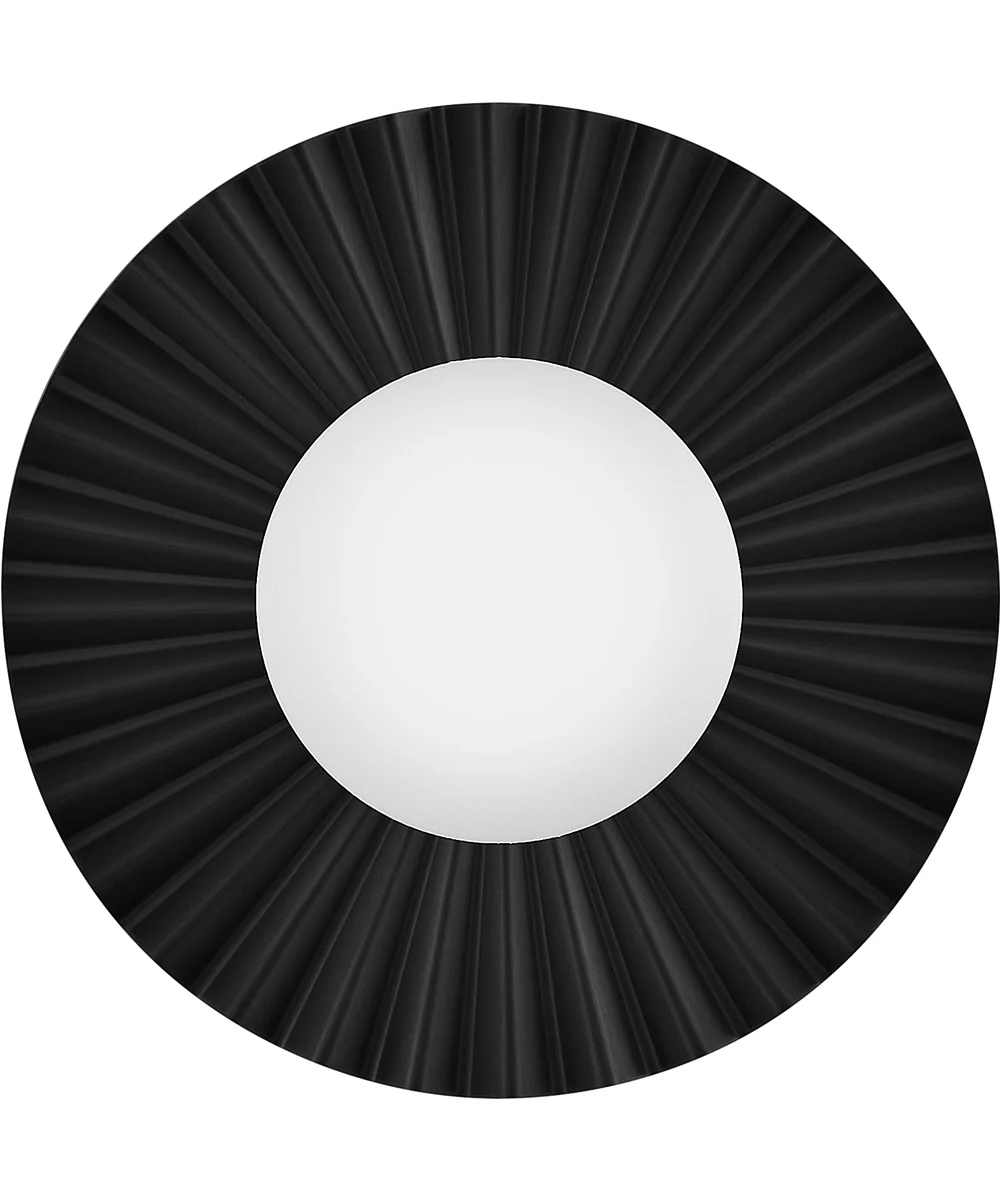 Stevie 1-Light Small Flush Mount in Black - Image 2