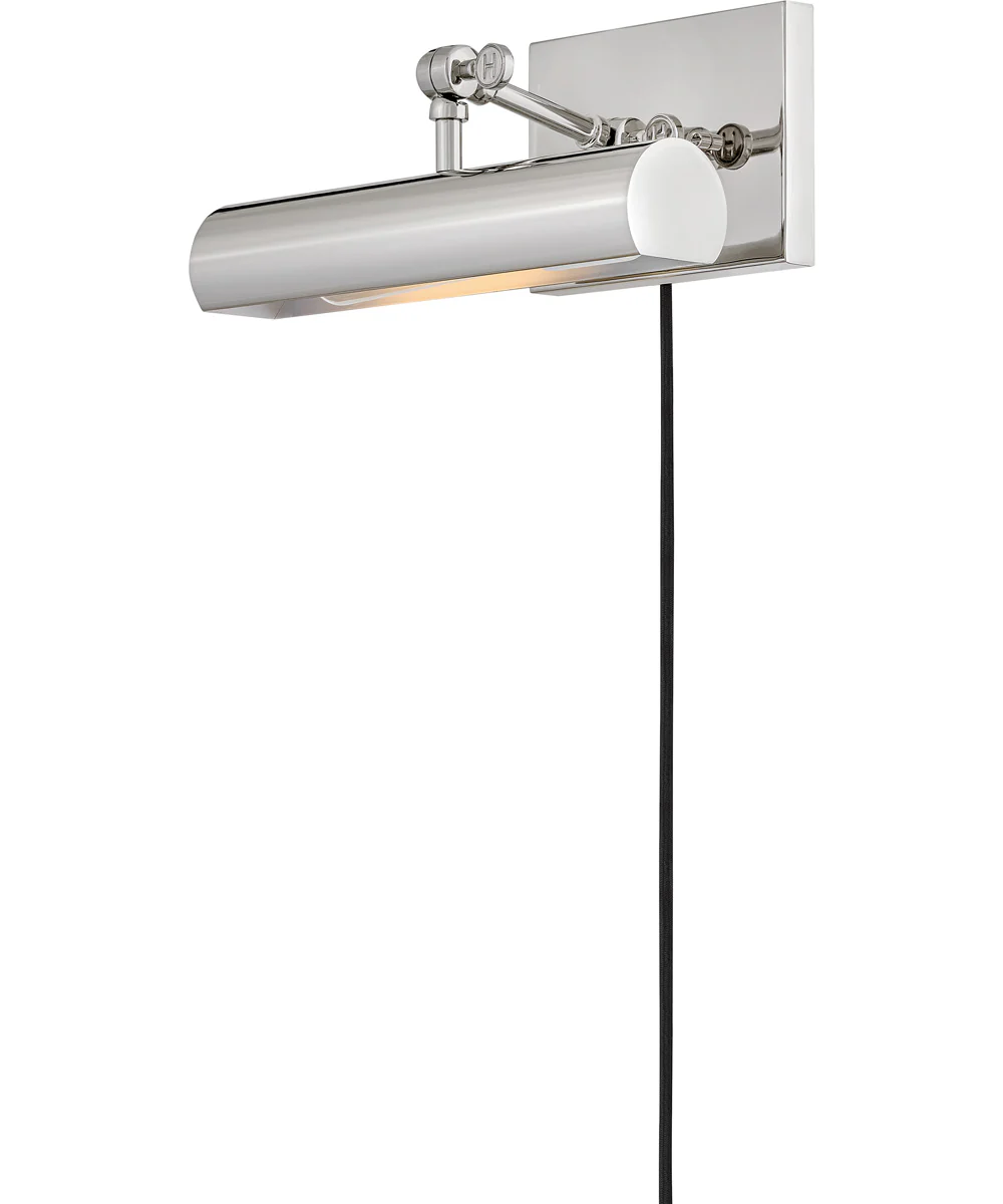 Stokes 1-Light Small Adjustable Accent Light in Polished Nickel - Image 2