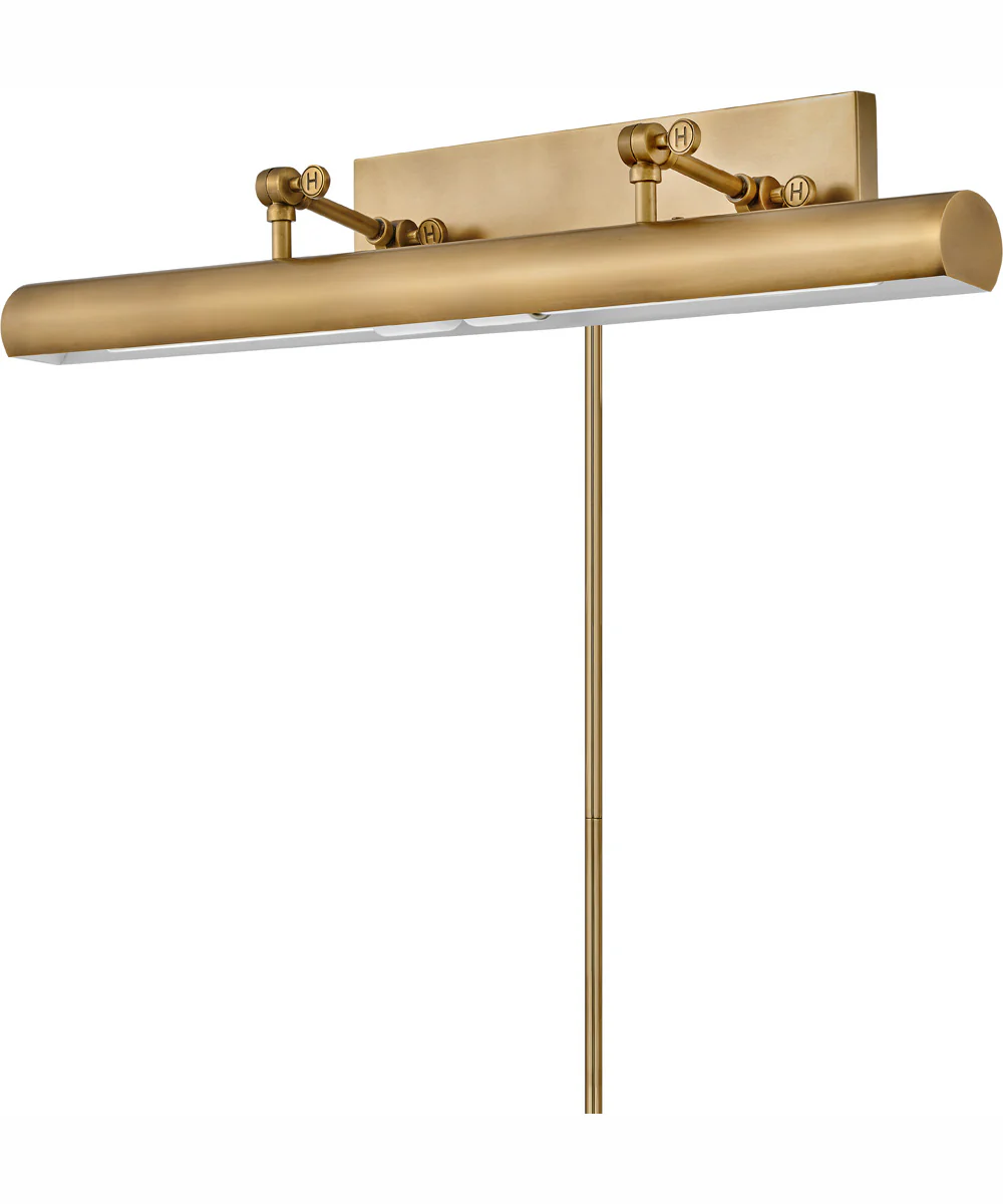 Stokes 2-Light Large Accent Light in Heritage Brass - Image 3