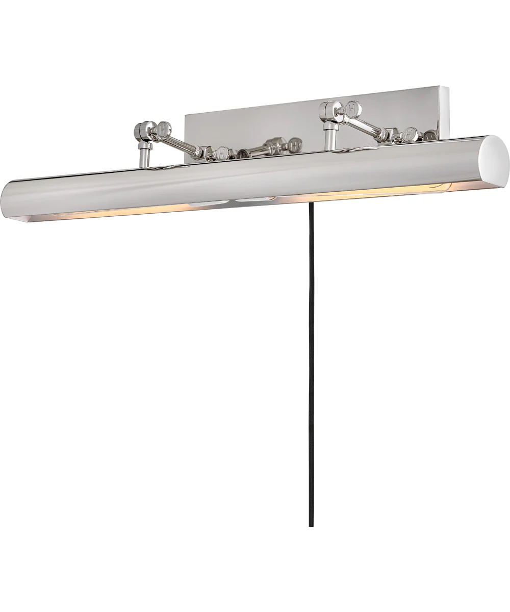 Stokes 2-Light Large Adjustable Accent Light in Polished Nickel - Image 2