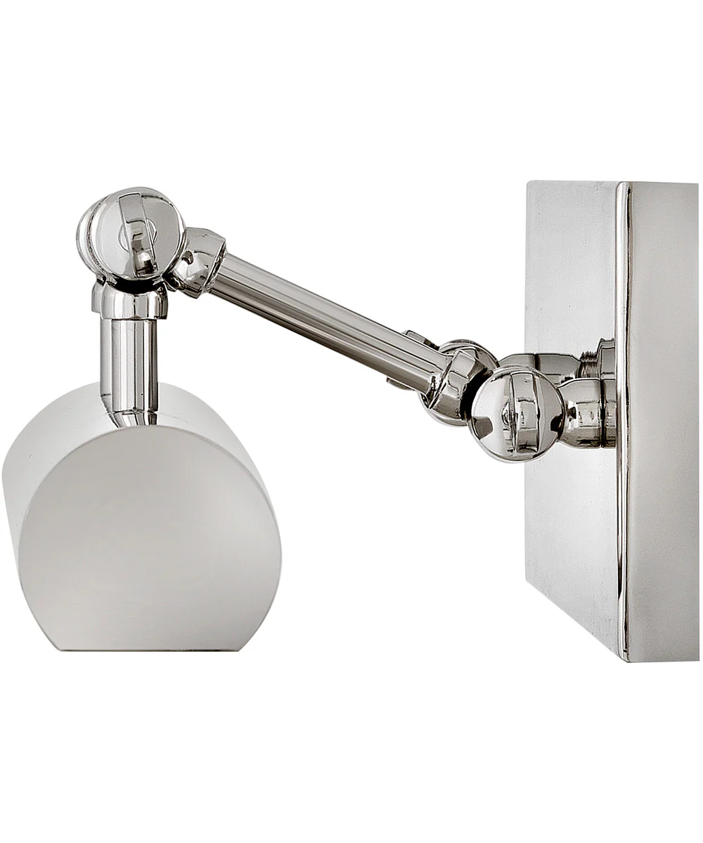 Stokes 2-Light Large Adjustable Accent Light in Polished Nickel - Image 7