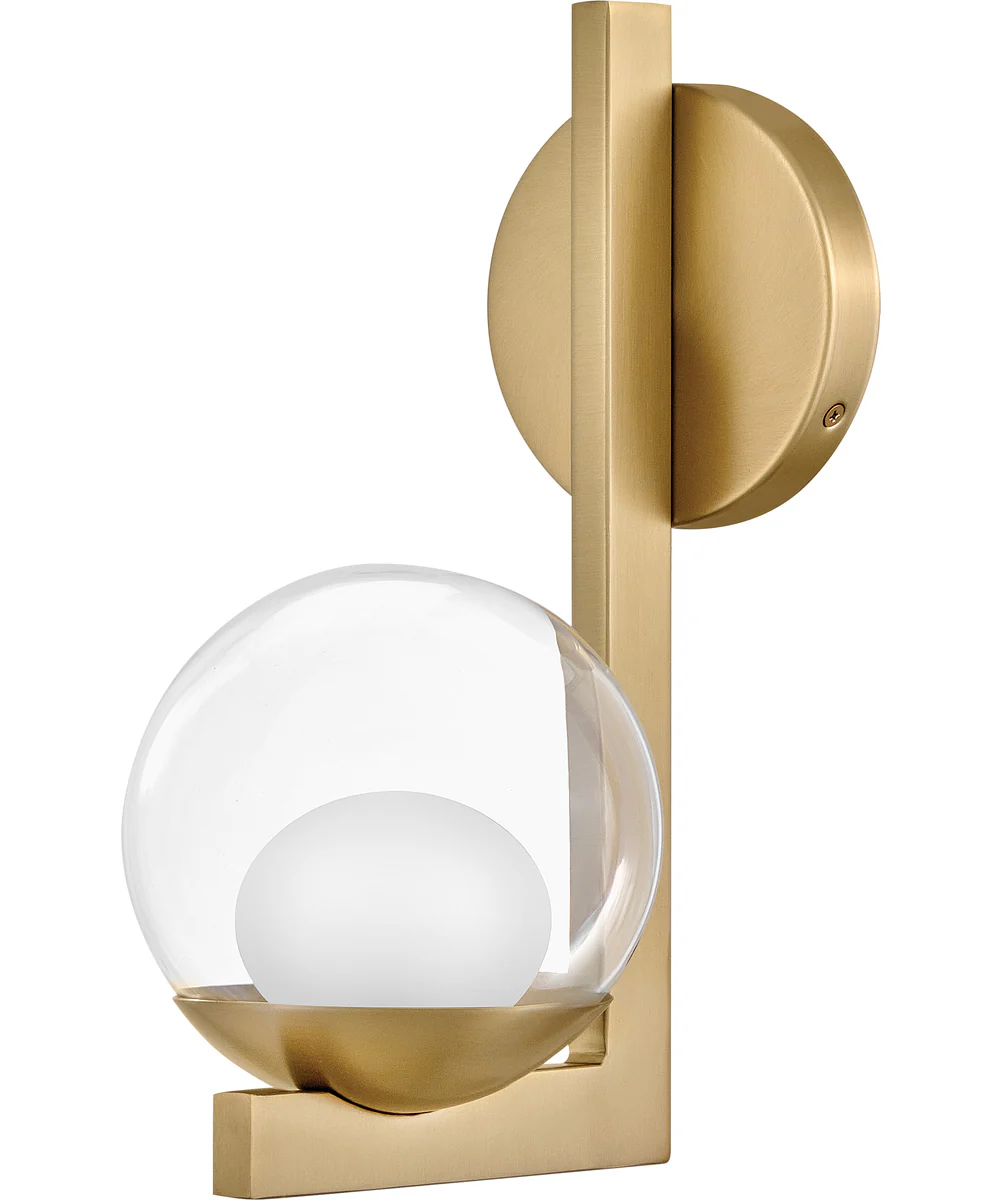 Sunni 1-Light Medium Single Light Sconce in Lacquered Brass - Image 2