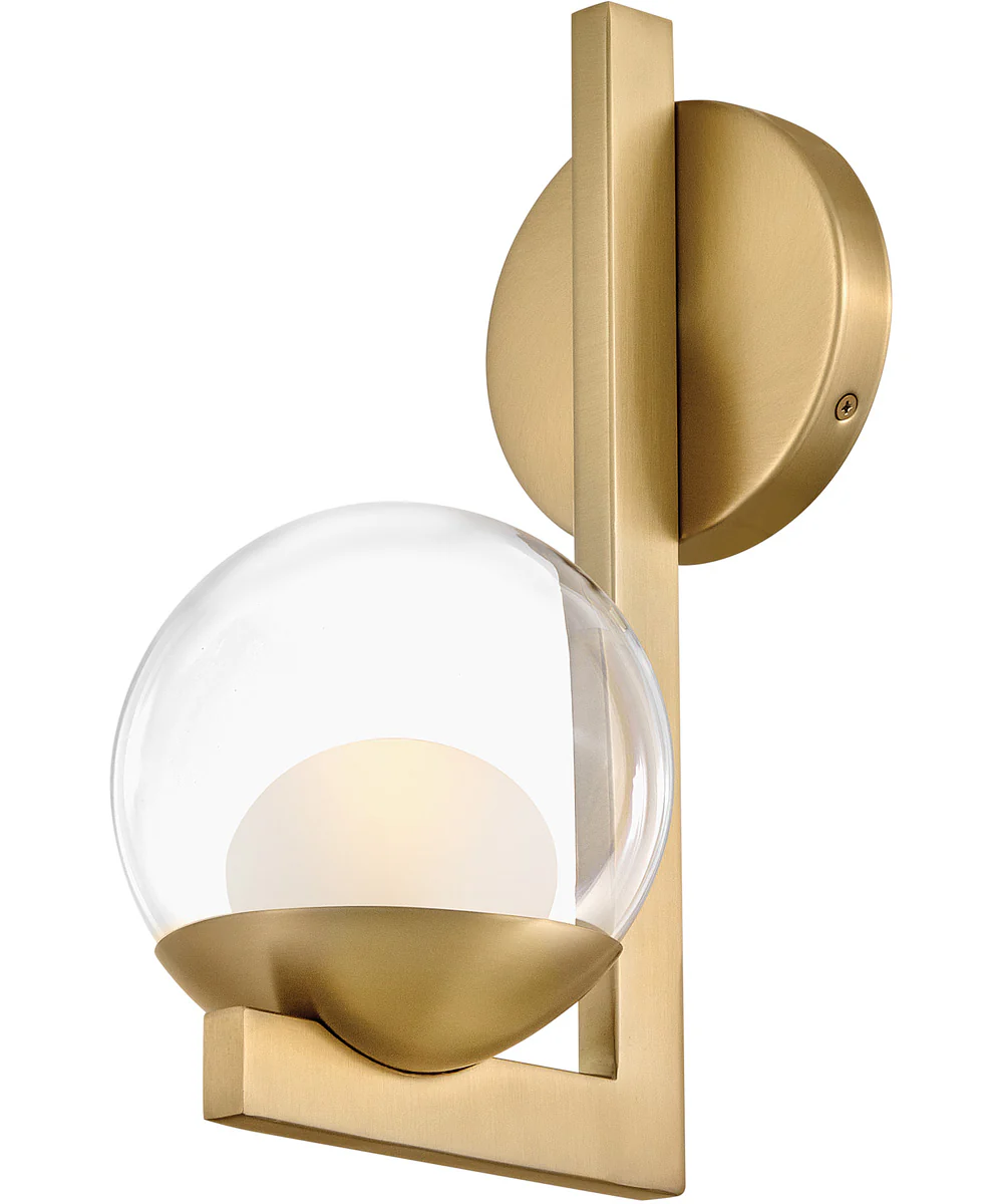 Sunni 1-Light Medium Single Light Sconce in Lacquered Brass - Image 3