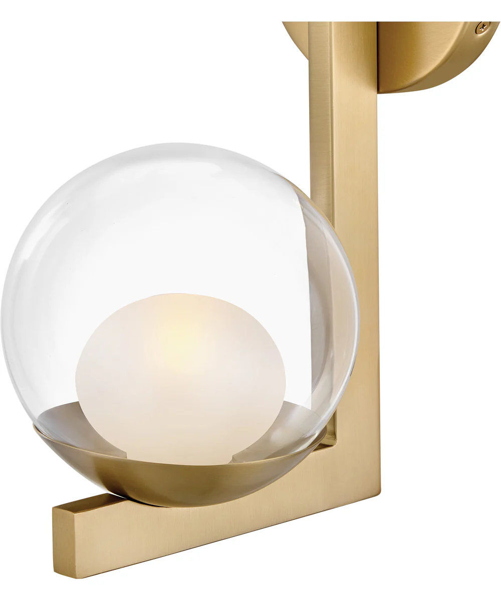 Sunni 1-Light Medium Single Light Sconce in Lacquered Brass - Image 6