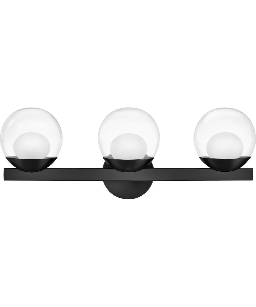 Sunni 3-Light Medium Three Light Vanity in Black - Image 2
