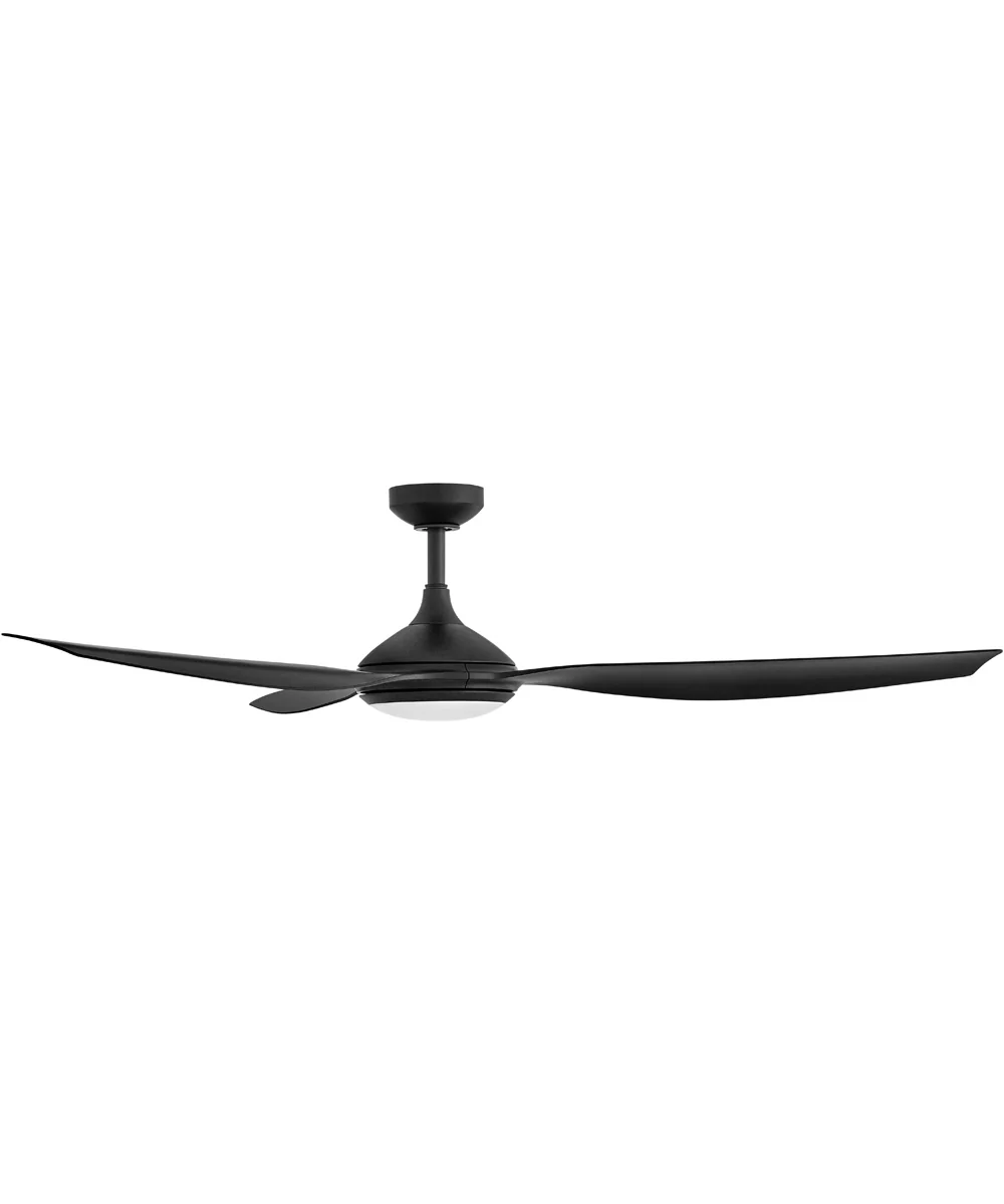 Talan 64" LED Smart Fan Matte Black - Image 2