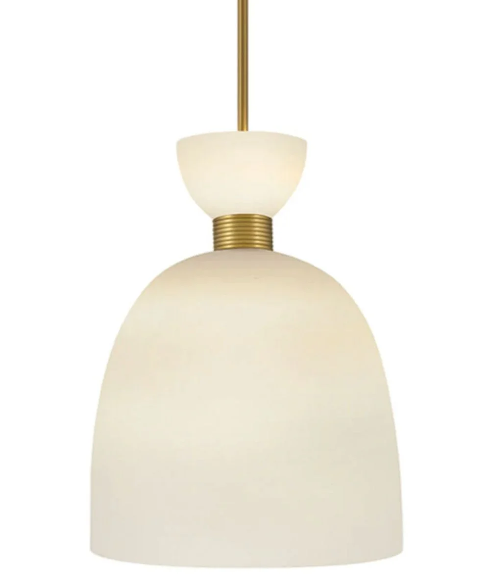 Tallulah 1-Light Medium Pendant in Lacquered Brass - Image 4