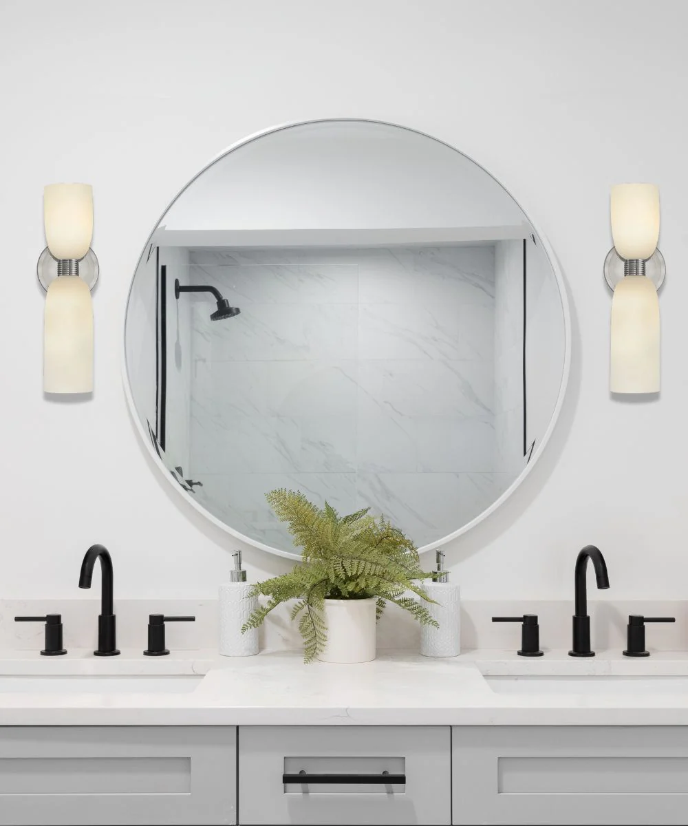 Tallulah 2-Light Medium Two Light Sconce in Polished Nickel - Image 2