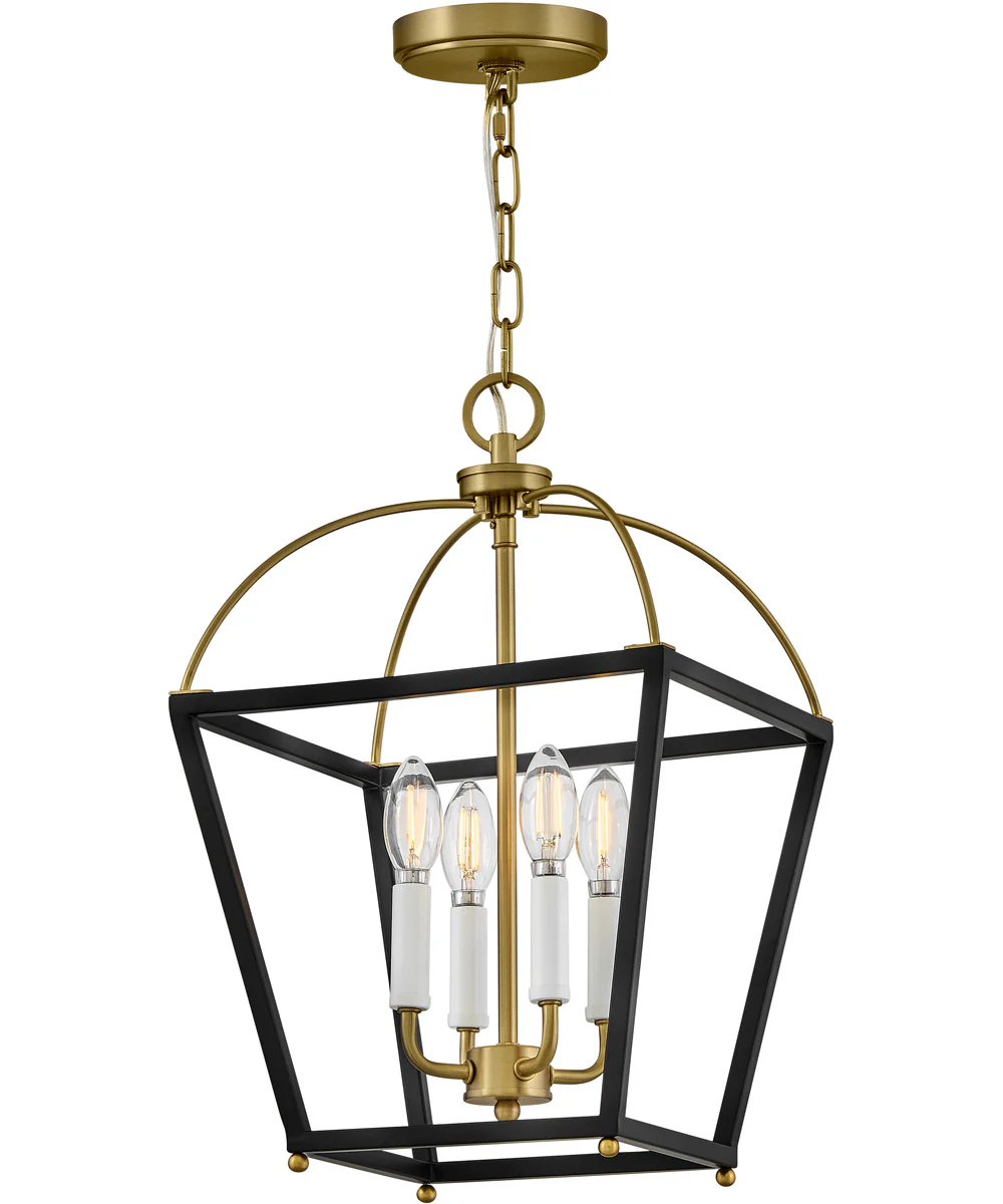 Tate 4-Light Medium Pendant in Black - Image 3
