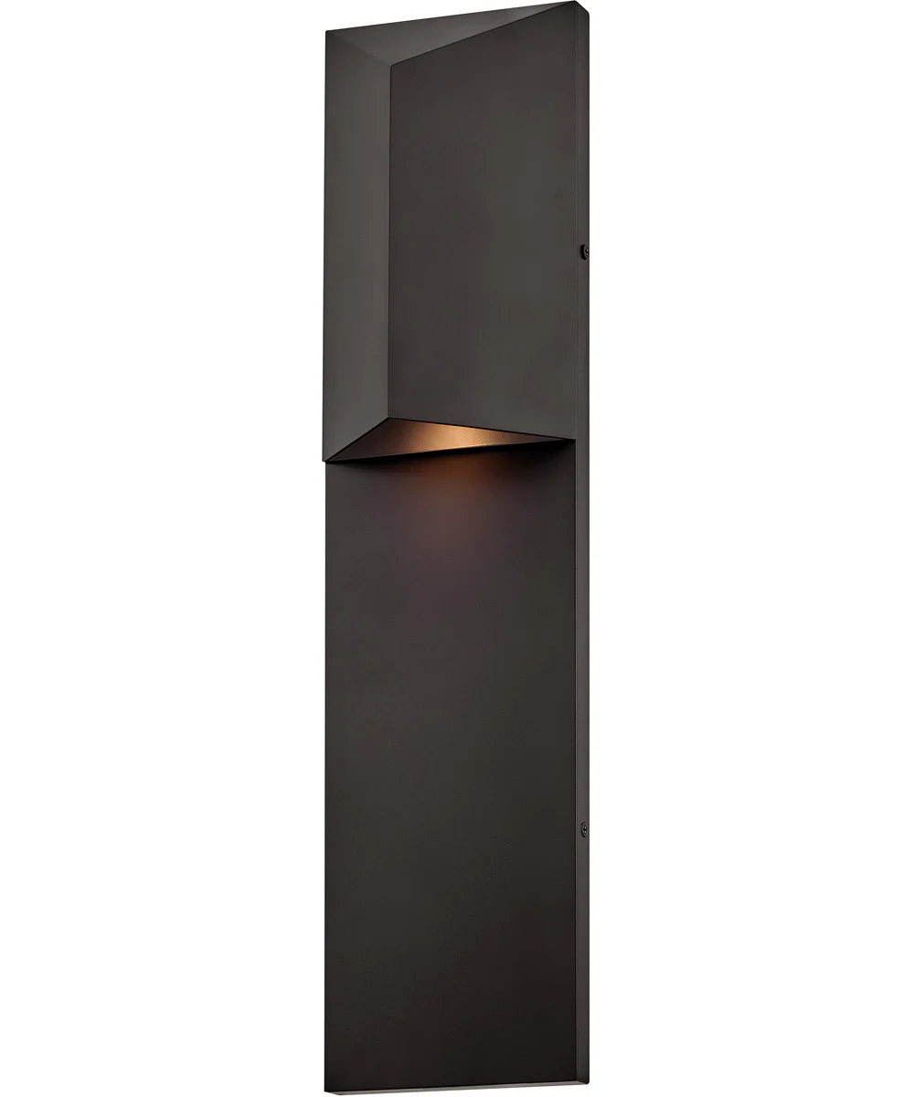 Treva 1-Light Large Wall Mount Lantern in Dark Oxidized Brass - Image 3