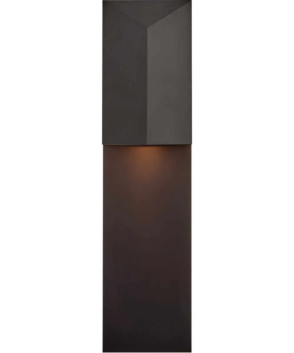 Treva 1-Light Large Wall Mount Lantern in Dark Oxidized Brass - Image 4