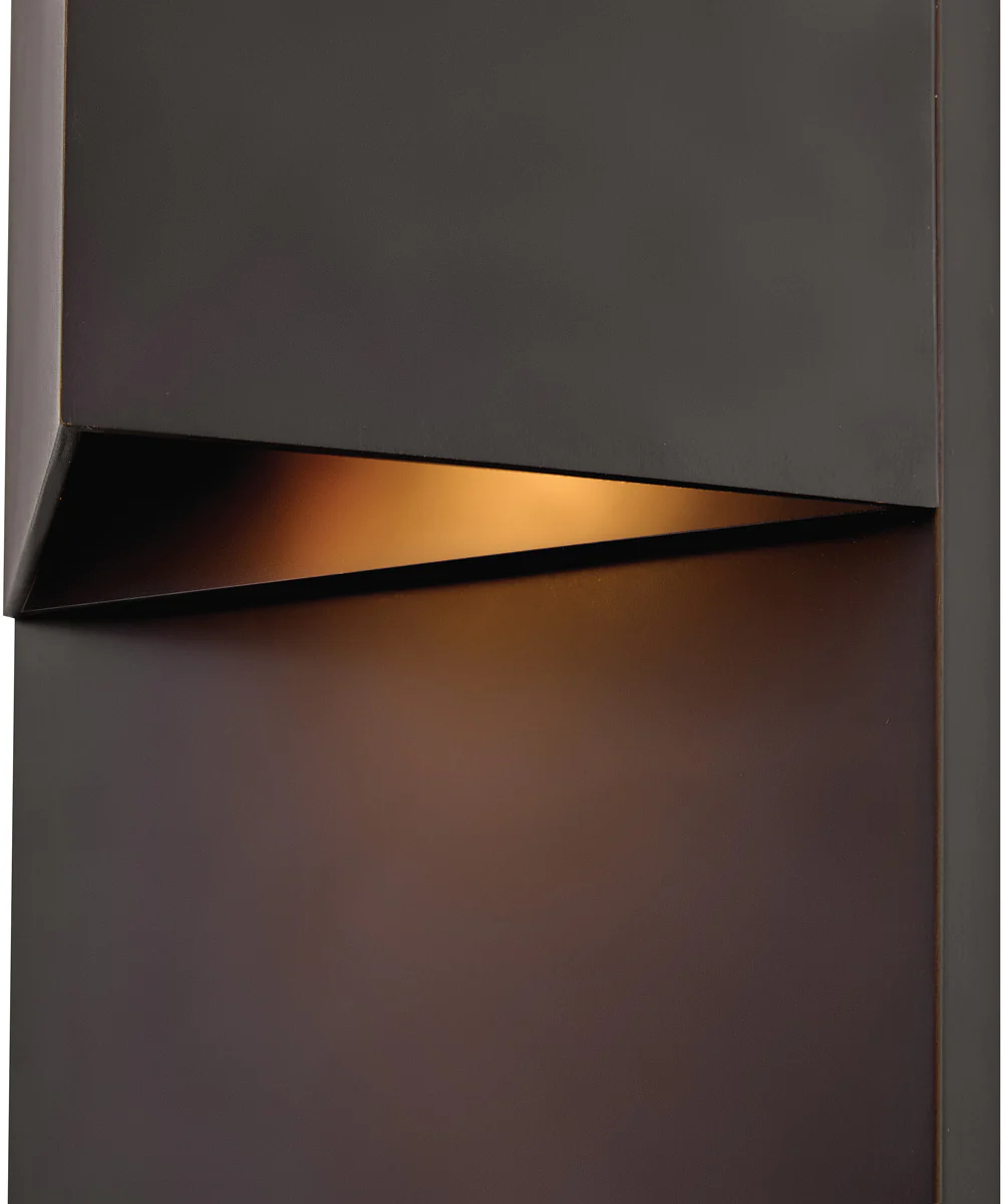 Treva 1-Light Small Wall Mount Lantern in Dark Oxidized Brass - Image 6